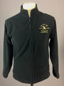New Polo Ralph Lauren Boys Black Fleece Jacket 6 Cardigan Cross Mallet Logo NWT - Picture 1 of 2