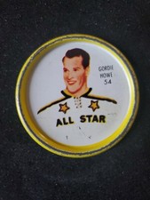1962-63 Shirriff Metal Hockey Coin Gordie Howe # 54 All Star