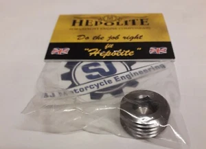 BSA A10 A65 LARGE JOURNAL CRANKSHAFT OIL SLUDGE TRAP TUBE PLUG HEPOLITE 67-1211 - Picture 1 of 1