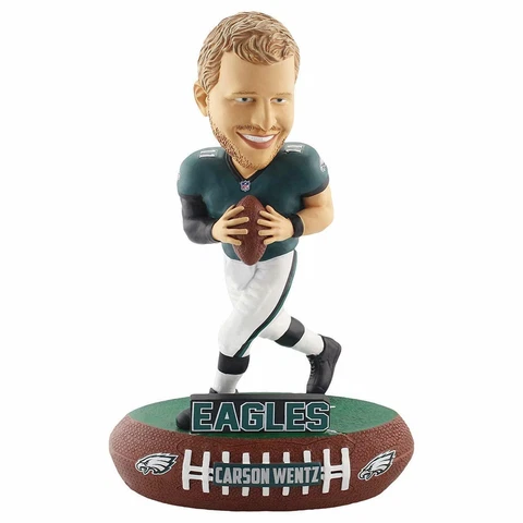 Philadelphia Eagles Carson Wentz Baller Edition Bobblehead Brand New In Box Cover