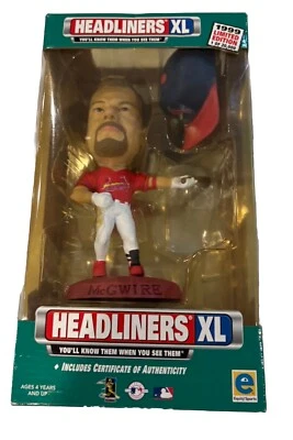 Headliners XL Mark McGwire Action Figure 1999 Limited Edition 1 of 20000 Rare - Image 1 of 4