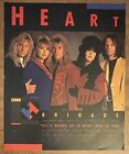 1990 Heart Band Brigade Album Release Promo années 90 publicité imprimée