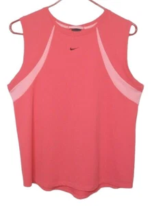 Nike Sphere Dry Activewear Sleeveless Fitted Shirt Size Lg Logo Training Running - Picture 1 of 5