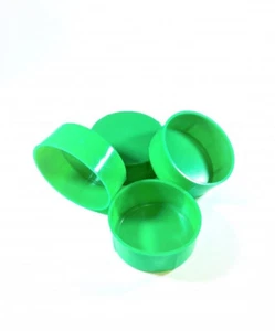 Plastic Tube End Caps - Green Pack of 200 - Free Delivery - £42 Only - Zdjęcie 1 z 1