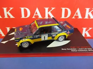 Die cast 1/43 Modellino Auto Fiat 131 Abarth Rally Catalunya 1979 B. Fernandez - Imagen 1 de 4