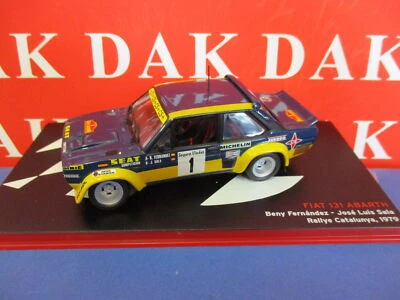 Die cast 1/43 Modellino Auto Fiat 131 Abarth Rally Catalunya 1979 B. Fernandez - Immagine 1 di 4