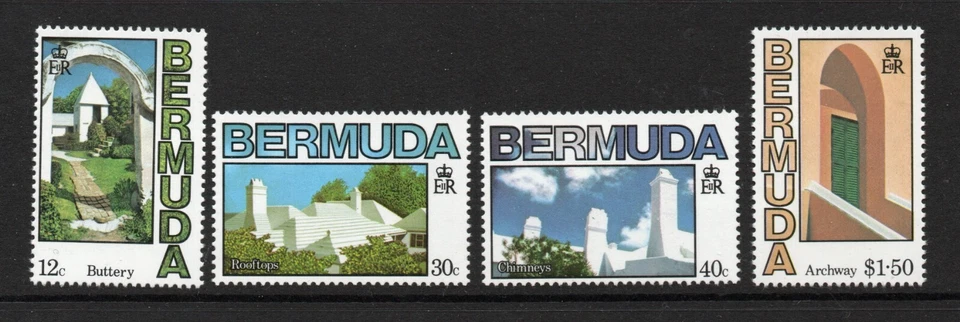 Bermuda 1985 Architecture set SG 486-489 Mnh. - Image 1 of 1