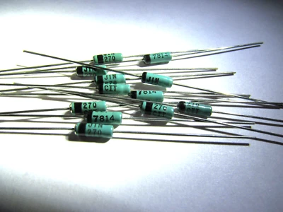 1N270 JAN CIT Mil Spec Vintage Germanium Diode JAN1N270 10pcs HI-QUALITY NOS USA - Image 1 of 4