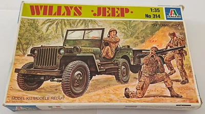 Italeri Willys Jeep n. 314, scala 1/35. Mint boxed - Immagine 1 di 2