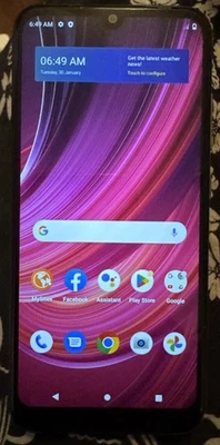 Blu View 4 (Tracfone) B135DL Gray Smartphone 32GB Fast Ship Very Good Used - Image 1 of 3