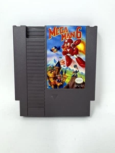 Mega Man 6 NES gioco Nintendo Entertainment System, 1994 autentico - Foto 1 di 7