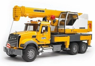 BRUDER MACK Granite Liebherr Crane Truck - B102818 - CONSTRUCTION TOY - Image 1 of 4