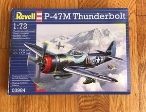 REVELL 1/72 Scale P-47M THUNDERBOLT #03984 ( comp w extra decal and stencils) - Picture 1 of 7