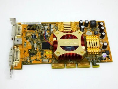 ASUS  V9520 Suite/2DTV/P/128M/A Nvidia FX5200 128MB DDR 128bit Card - AGP Slot - Image 1 of 4
