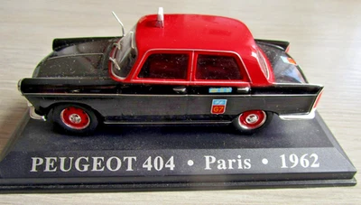 Peugeot 404 Paris 1962  - Altaya 1/43 ème - Photo 1/4