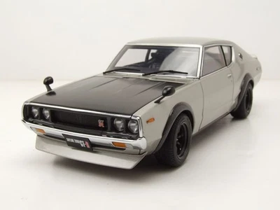Nissan Skyline 2000 GT-R SPEZ (KPGC110) Versione Tuned 1973 Argento 1:18 Autoart - Immagine 1 di 4