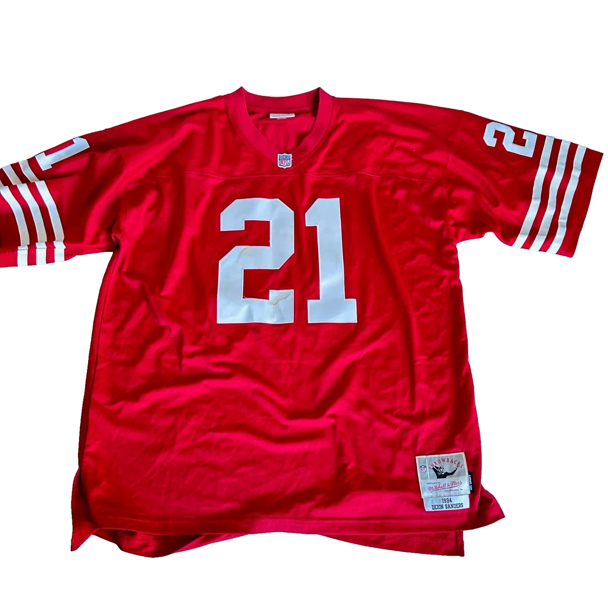 Mitchell & Ness Deion Sanders San Francisco 49ers NFL Jerseys for