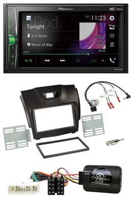 Pioneer 2DIN Lenkrad DAB USB Bluetooth Autoradio für Isuzu D-Max ab 12 dunkelgra - Bild 1 von 4