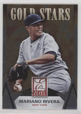 2015 Panini Elite Gold Stars Mariano Rivera #24 HOF - Image 1 of 2
