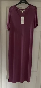 M&S COLLECTION BODY SOFT(Damask) LACE TRIM NIGHTDRESS - Picture 1 of 7