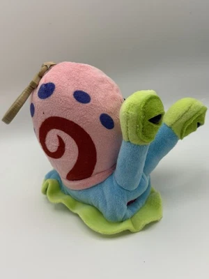 Zuru Fuggler x Spongebob Keychain Plush Gary The Snail In Hand Ships Next Day! - Image 1 of 3