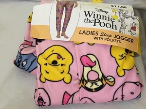 New Winnie The Pooh Ladies Sleep Jogger With Pockets Disney U pick - Picture 1 of 3