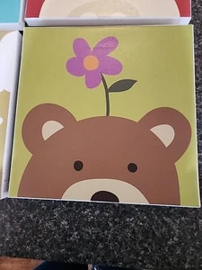 TIER KUNSTDRUCKE Peek a Boo I Hase, Schwein, Bär und Kuh VON Yuko Lau - Bild 1 von 5