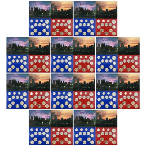 2010 Mint Set 10 Pack Original Envelopes 280 US Coin Lot Cover