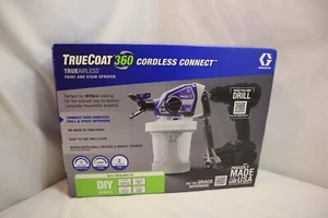 (NEW)GRACO TRUECOAT 360 CORDLESS CONNECT AIRLESS PAINT & STAIN SPRAYER #26D360! - Picture 1 of 14