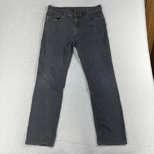 PrAna Slim Fit Breathe Jeans Men's Size 34x32 (33x30.5) Gray Wash Denim Stretch - Picture 1 of 11
