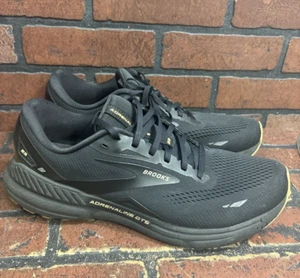 Brooks Adrenaline GTS 23 Mens 13 Shoes Black Running Sneaker 1103911D056 - Picture 1 of 9