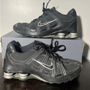 Nike Shox Turbo SL Black Shoes Mens Size 9.5 344291-001 Sneakers RARE 2008 - Picture 1 of 8