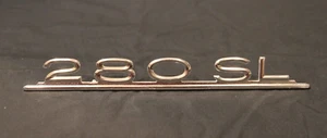MERCEDES BENZ 280SL REAR TRUNK EMBLEM BADGE LOGO NAMEPLATE - Picture 1 of 10