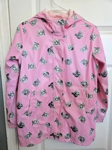 Spotted Zebra Kids Youth Rain Coat Jacket Slicker Hooded The Cat Print XXL - Picture 1 of 13