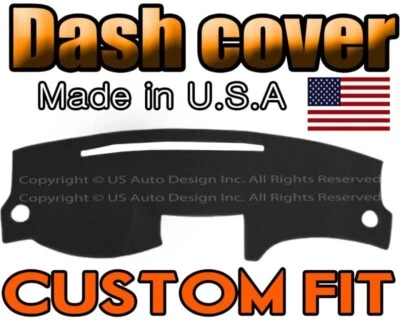 Fits 2004-2008   TOYOTA  SOLARA  DASH COVER MAT DASHBOARD PAD USA MADE /  BLACK - Image 1 of 4
