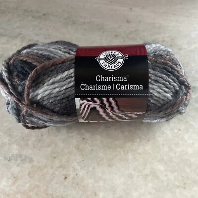 Loops & Threads Charisma Bulky Weight Acrylic Yarn - 1 Skein Color Ashes 15 - Image 1 of 4