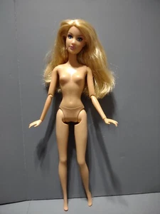 Pretty Blonde Barbie Doll Nude Articulated Ooak Glitter Shadow And Lips - Picture 1 of 8