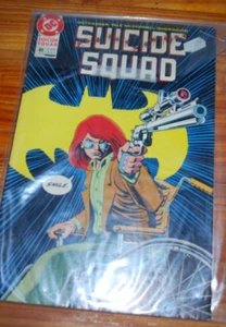 Suicide Squad #49 ('91) DC Comics - Origin Oracle - High grade Batman Logo Cover - Picture 1 of 4