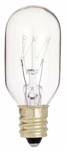 Satco S3907 130V Candelabra Base 25-Watt T8 Light Bulb, Clear - Image 1 of 1