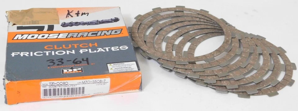 НОВЫЙ комплект фрикционных пластин сцепления Moose Racing 1131-0090 KTM 250 350 450 525 - Изображение 1 из 3