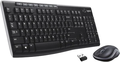 Logitech MK270 Wireless Keyboard and Mouse Combo - 920-008813 - Image 1 of 4