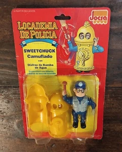 FIGURA DE COLECCIÓN ULTRA RARA ACADEMIA DE POLICÍA SWEETCHUCK ARGENTINA JOCSA JUGUETE SIN USAR, EN CAJA NUEVA - Imagen 1 de 12