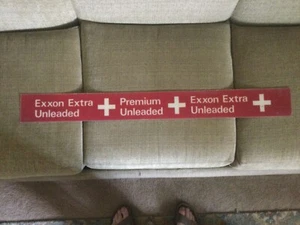 EXXON Premium Unleaded UST Fill Marker Sign. Plastic. - Picture 1 of 2