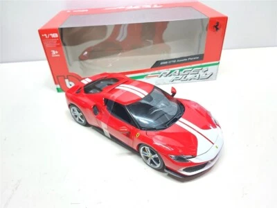 Ferrari 296 GTB Assetto Fiorano Rosso del 2022 - 1/18 Burago - Immagine 1 di 4