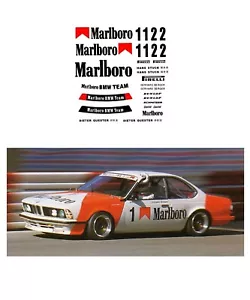 #1 BMW road racer 1983 1/64 scale decal fits AFX Tyco Lifelike Autoworld - Picture 1 of 4