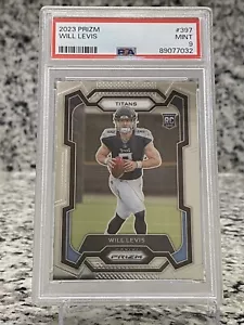 2023 PANINI PRIZM WILL LEVIS ROOKIE #397 PSA 9 MINT TITANS RC - Picture 1 of 1