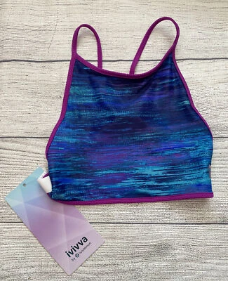 NWT Ivivva By Lululemon Reversible Water You Up To Swim Top SZ 8 WDBT - Image 1 of 4