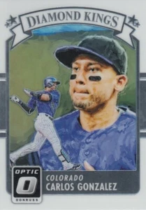 CARLOS GONZALEZ DONRUSS OPTIC HOLO SILVER REFRACTOR ROCKIES #9 2016 16 PANINI - Picture 1 of 1