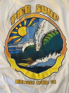 Vintage 3 T-Shirt Konvolut. Lost, No Fear and Pier Surf Hermosa Beach. - Bild 1 von 7