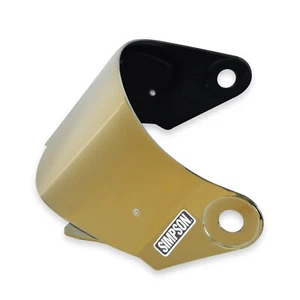Simpson Motorcycle Helmet Replacement Shield Gold Mirror - Mod Bandit MBGSE - Picture 1 of 10